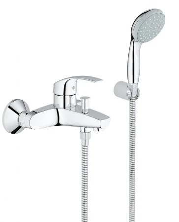 Фото Смеситель для ванны GROHE Eurosmart 2015 с душевым набором 33302002