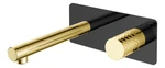 фото Boheme Stick 125-BG Смеситель из стены BLACK DIAMOND GOLD