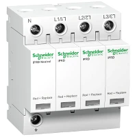 Фото УЗИП Т2 iPRD 40 40kA 350В 3П+N Schneider Electric A9L40600