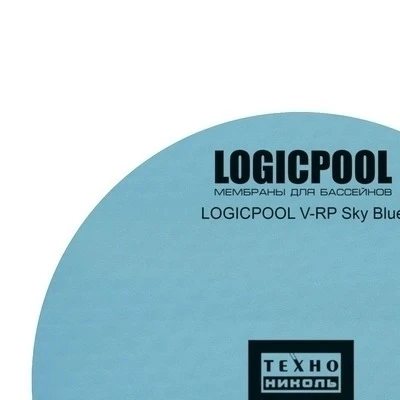 Фото Полимерная мембрана LOGICPOOL V-RP 1,5 мм Sky Blue - голубой