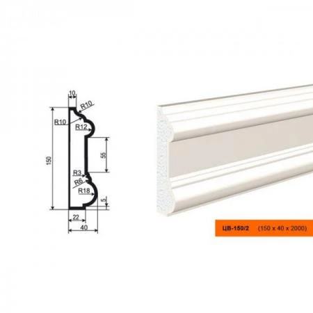 Фото Молдинг ЦВ-150/2