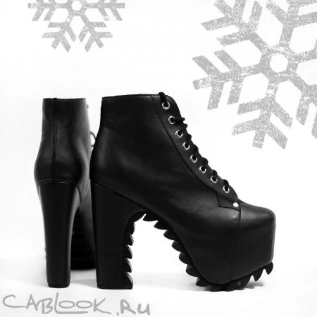 Фото Jeffrey Campbell JEFFREY CAMPBELL стильные ботильоны женские LITA-tread black