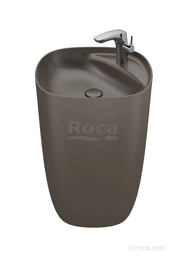 Фото Раковина Roca Beyond 50x42x88 кофе матовый 3270B0660