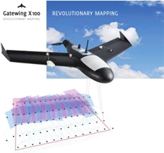 Фото БПЛА картографический комплекс Gatewing X100 (Trimble)