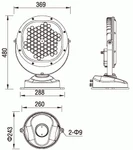 Фото №2 Прожектор светодиодный энергосберегающий P2-60-XX-XX SINGLE