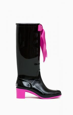 Фото Boomboots Сапоги резиновые Boomboots SS_G78_BLACK&amp;PINK