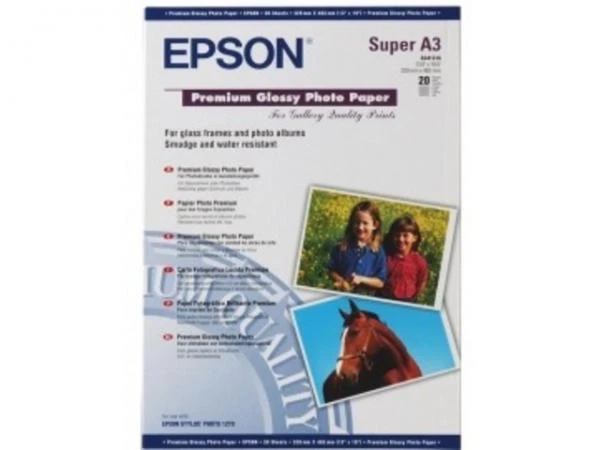 Фото Расходные материалы Epson Premium Glossy Photo Paper 255 гр/м2, A3+ (20 листов)