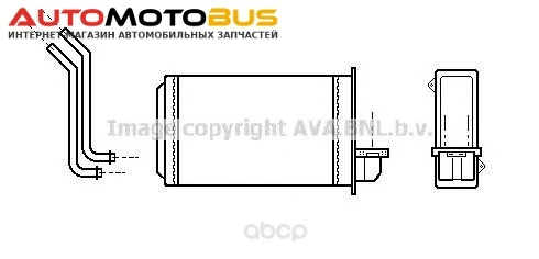 Фото Радиатор охлаждения двигателя Ava PEA6088