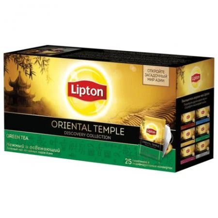 Фото Чай LIPTON (Липтон) Discovery "Green Oriental Temple"