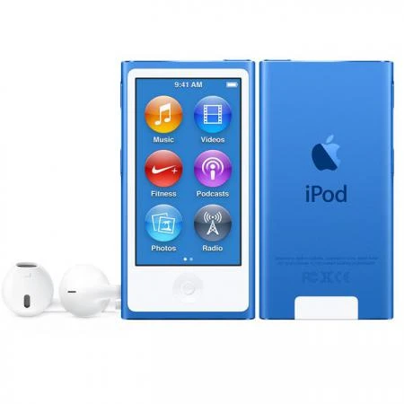 Фото Apple Плеер Apple iPod nano 7 16Gb Blue (MKN02)