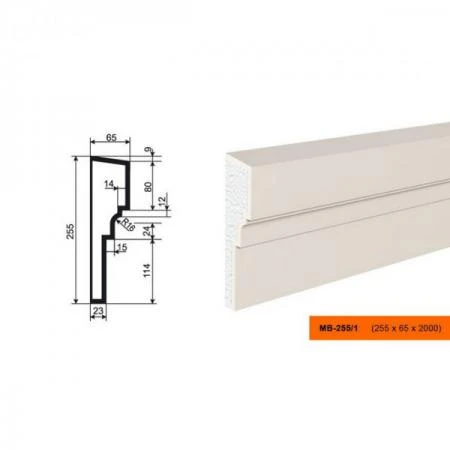 Фото Молдинг МВ-255/1 (МС-143)