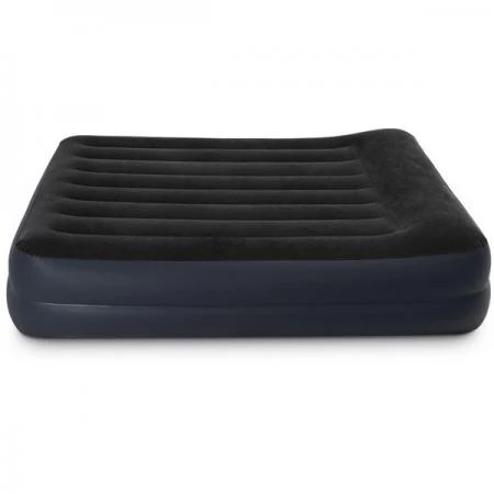 Фото Двуспальная надувная кровать Intex 64124 Pillow Rest Raised Bed + насос (203х152х42см)