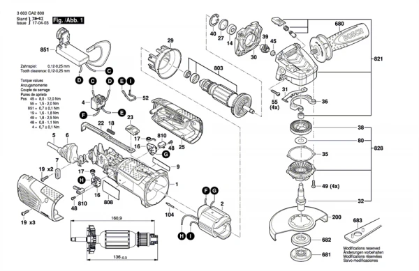 Фото BOSCH НАПРАВЛЯЮЩИЙ ЛИСТ болгарки Bosch PWS 1000-125 CE (рис.30)