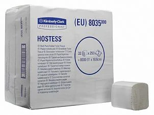 Фото Туалетная бумага сложенная Упаковка Bulk Pack Hostess