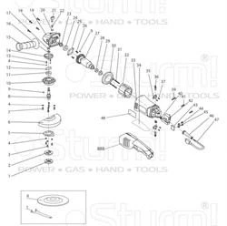 Фото Sturm! Шнур сетевой болгарки Sturm! AG9011 (рис.46)