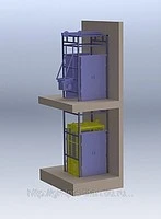 Фото Подъемник с боковым размещением мотор редуктора