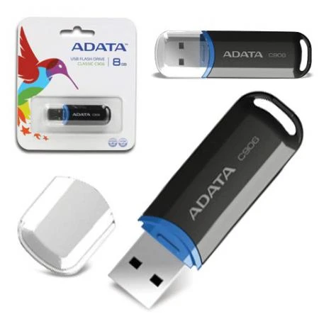 Фото Флэш-диск 8 GB, A-DATA C906, USB 2.0, черный