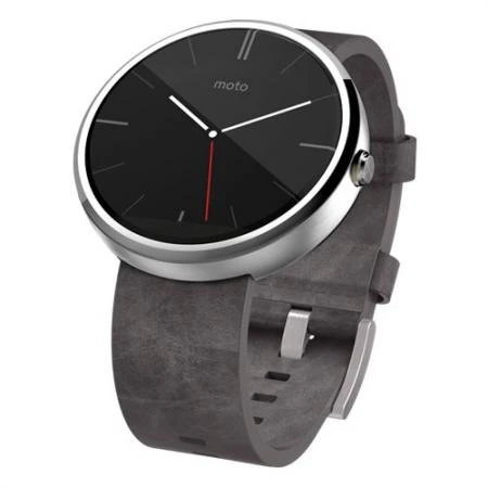 Фото Motorola Умные часы Motorola Moto 360 (leather) Grey