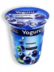 фото Йогурт Yoguru черника 1,5% 310г стакан