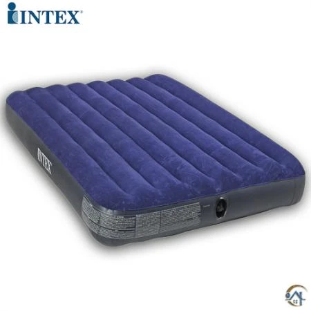 Фото Надувной полуторный матрас Intex Classic Downy Bed (137х191х22 см)