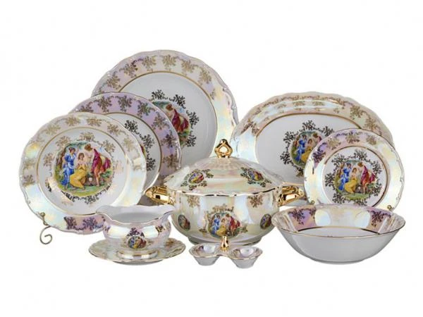 Фото Столовый сервиз на 6 персон 25 пр."мадонна" Bohemia Porcelan (655-066)