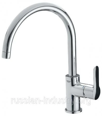 Фото Смеситель для кухни GROHE BauEdge 31367000 DN15 с высоким поворотным изливом