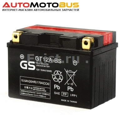 Фото GS Battery GT12A-BS