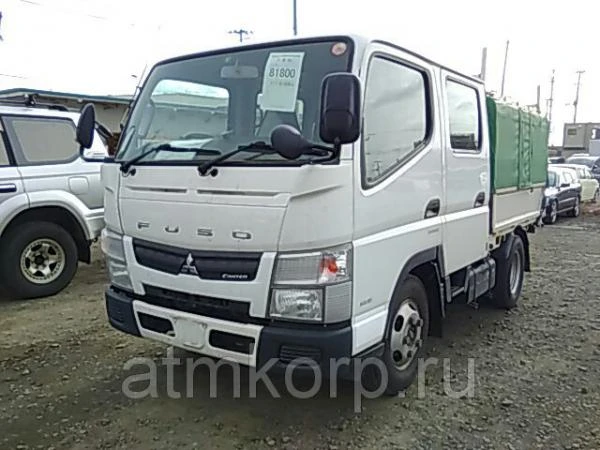 Фото Двухкабинник борт тент MITSUBISHI CANTER гв 2011 полный привод 4х4 груз 1,5 тн пробег 174 т.км