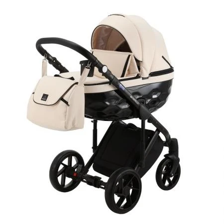 Фото Коляска 2 в 1 BeBe-mobile Castello Standart черный/кремовый