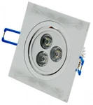 фото Светодиодный точечный светильник "Downlight" 91x91x43 4вт 4200K 360лм IP40 УХЛ4 | DRG4-27-C-55 НОВЫЙ СВЕТ