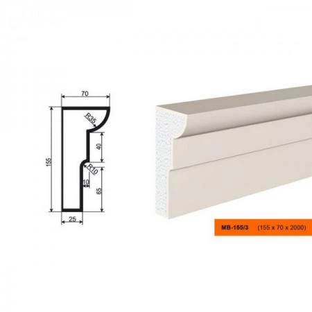 Фото Молдинг МВ-155/3