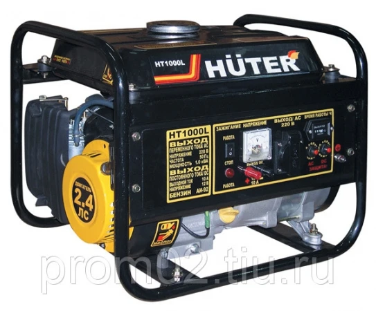 Фото Бензогенератор Huter HT1000L (1кВт/230В)