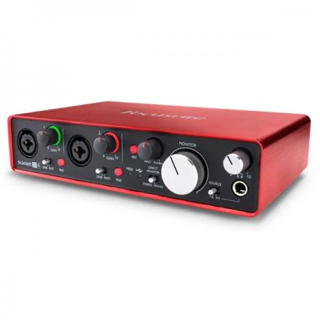 Фото Внешняя студийная звуковая карта Focusrite Scarlett 2i4 2nd Gen