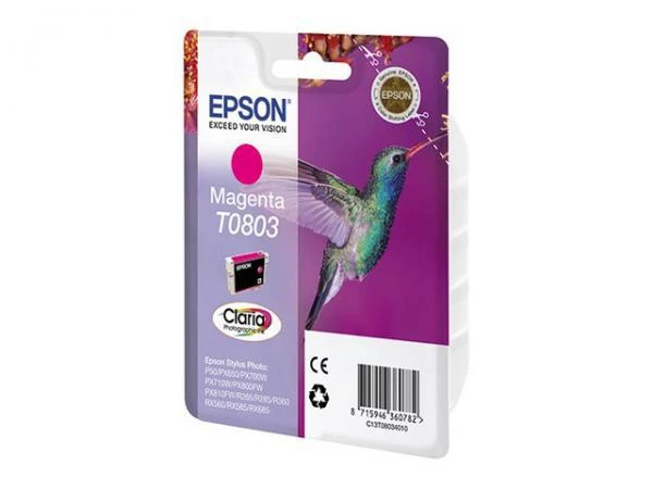 Фото Расходные материалы Epson T0803 magenta