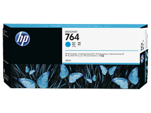 Фото HP 764 300-ml Cyan Designjet Ink Cartridge