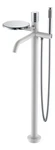 фото Boheme Stick 129-WCR Смеситель напольный WHITE DIAMOND CHROME