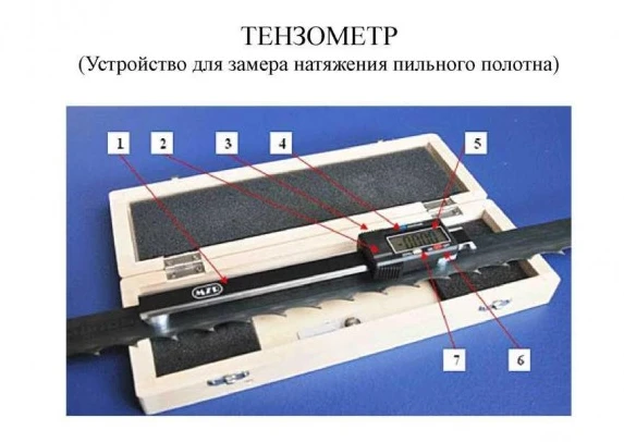 Фото Измеритель натяжения пилы