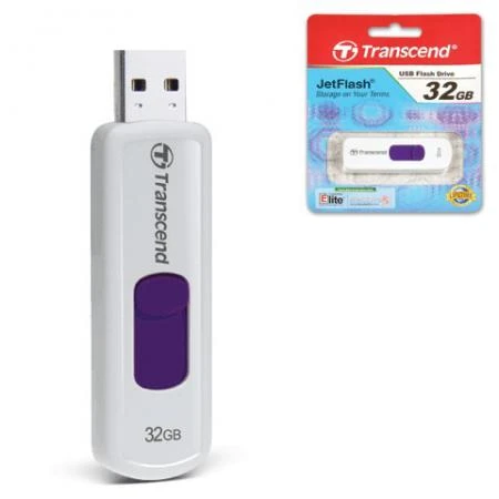 Фото Флэш-диск 32 GB, TRANSCEND Jet Flash 530, USB 2.0, белый