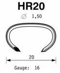 фото Скоба Hog-rings HR20 galv