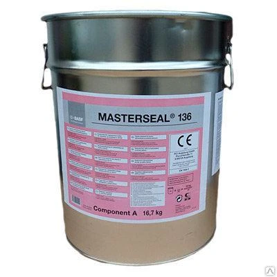 Фото Покрытие MasterSeal M 336 (Masterseal 136) расход 0,5 - 0,6 кг/м2