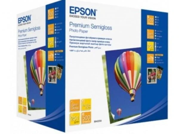 Фото Расходные материалы Epson Premium Semigloss Photo Paper, 260 гр/м2, 10 x 15 (500 листов)