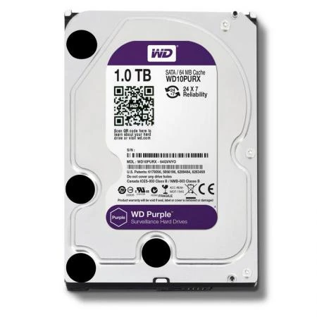 Фото Жесткий диск WD Purple WD20PURX, 2Тб,SATA III