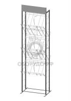 Фото СТ.Г.Ж.16 Стенд 2А4 с 5 полками двухсторонний
