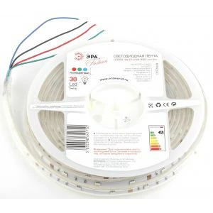 Фото Светодиодная лента ls5050-30led-ip20-rgb-eco-3m эра 642672 б0002349