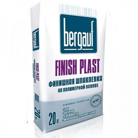 Фото Шпатлевка Bergauf Finish Plast финишная полимерная 20 кг