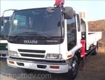 фото Грузовик бортовой с краном Isuzu Forward 2000г