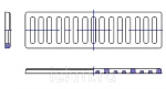 Фото №2 Решетка дождеприемника чугунная 750х200 мм