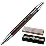 фото Ручка шариковая PARKER "IM Premium Metallic Brown CT", корпус латунь, хромированные детали, синяя