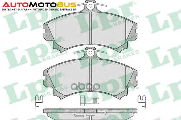 Фото Комплект тормозных колодок Lpr 05P615