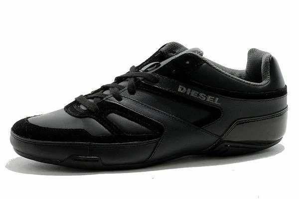 Фото Men's Diesel Smatch S Fashion Sneaker Black Suede Shoes